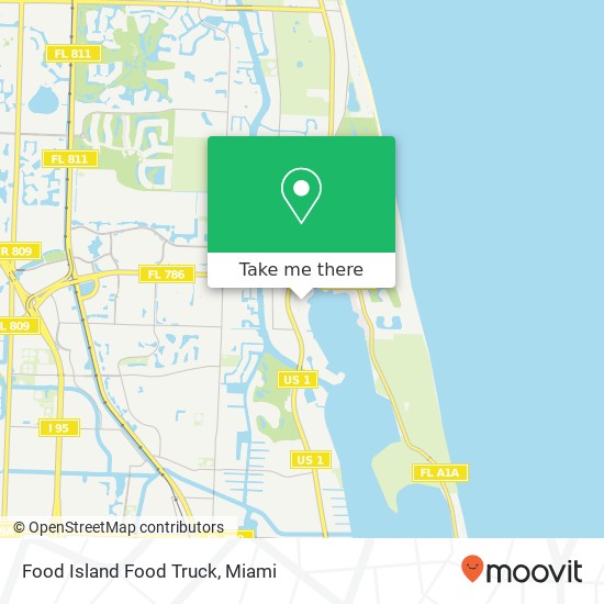 Food Island Food Truck map