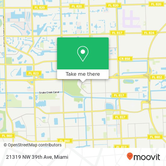 21319 NW 39th Ave map