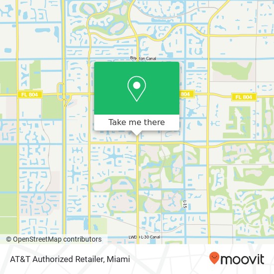 Mapa de AT&T Authorized Retailer