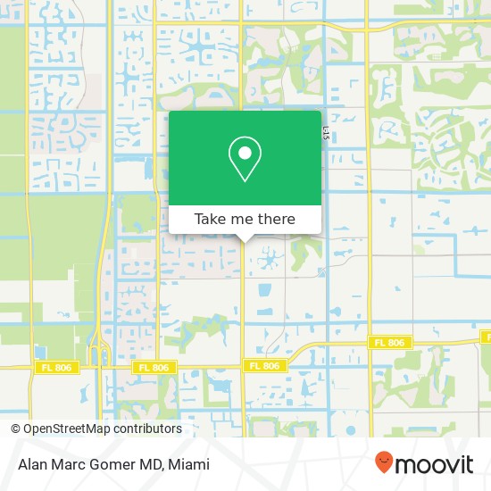 Alan Marc Gomer MD map