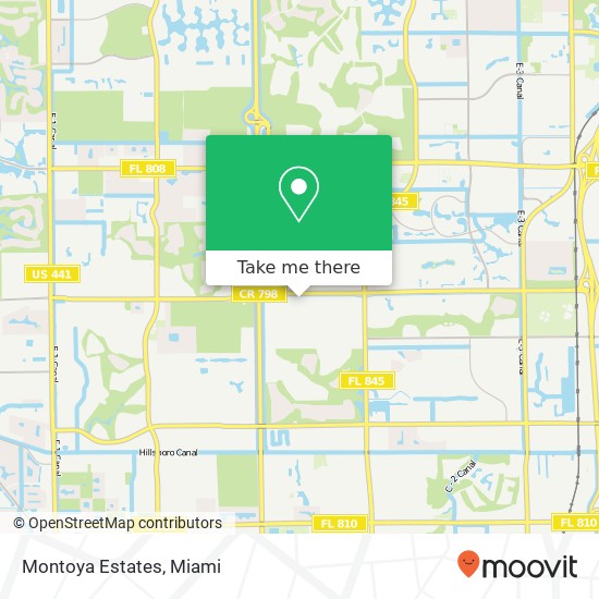 Montoya Estates map