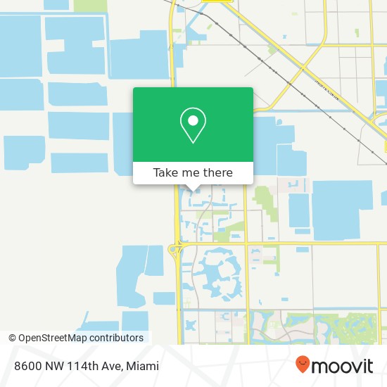 8600 NW 114th Ave map