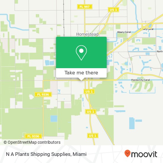 N A Plants Shipping Supplies map