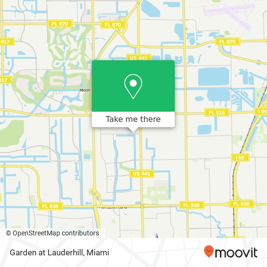 Garden at Lauderhill map