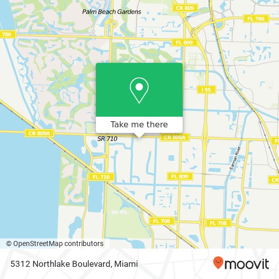 5312 Northlake Boulevard map