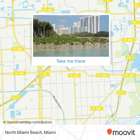 Mapa de North Miami Beach