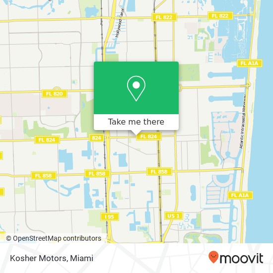 Mapa de Kosher Motors