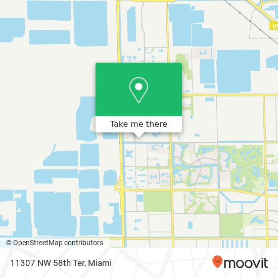 11307 NW 58th Ter map