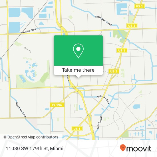 11080 SW 179th St map