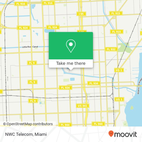 NWC Telecom map