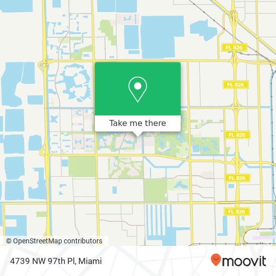 4739 NW 97th Pl map