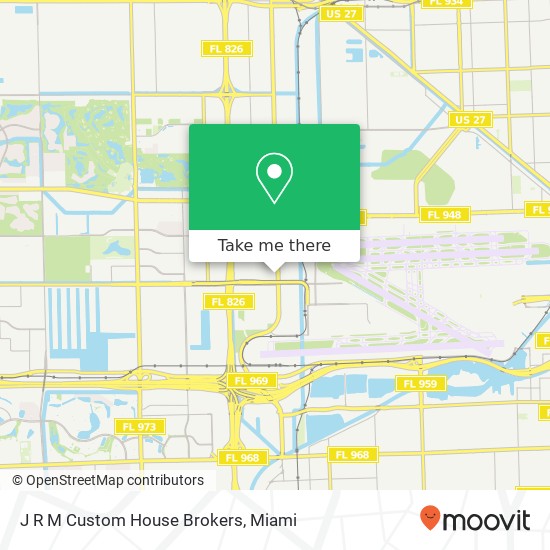 J R M Custom House Brokers map