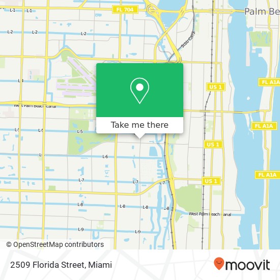 2509 Florida Street map