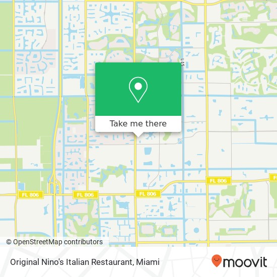 Mapa de Original Nino's Italian Restaurant