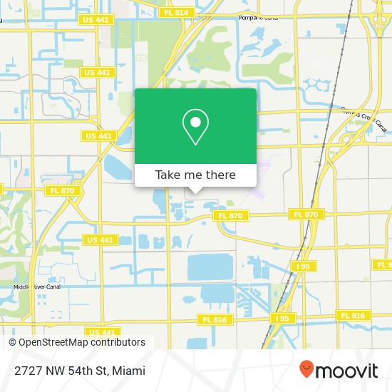 2727 NW 54th St map