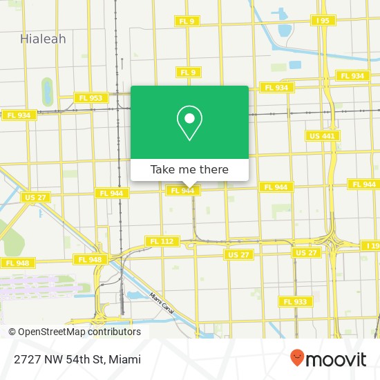 Mapa de 2727 NW 54th St