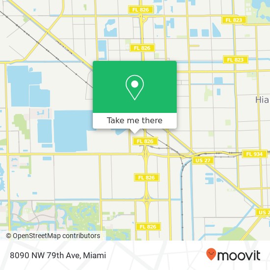 Mapa de 8090 NW 79th Ave