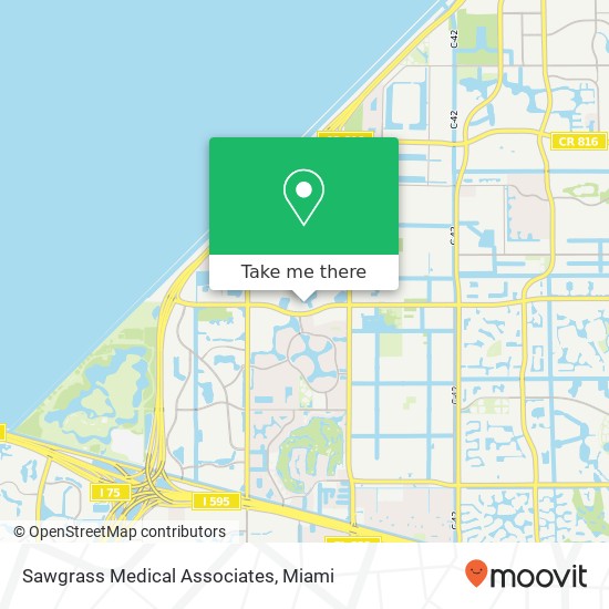 Mapa de Sawgrass Medical Associates
