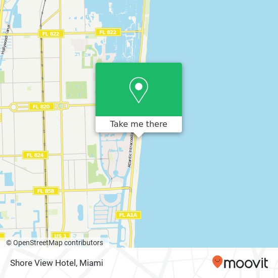 Mapa de Shore View Hotel