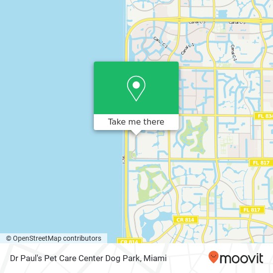 Dr Paul's Pet Care Center Dog Park map