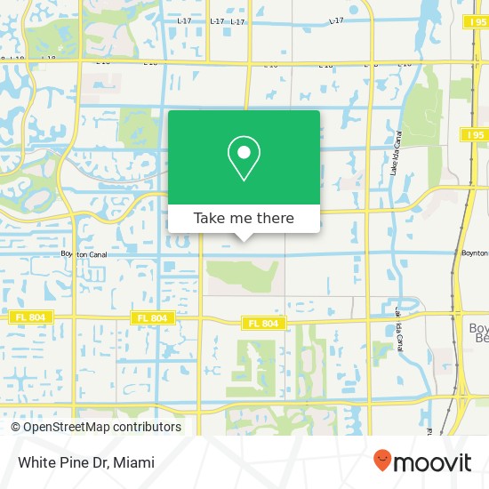 White Pine Dr map