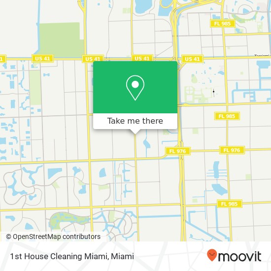 1st House Cleaning Miami map