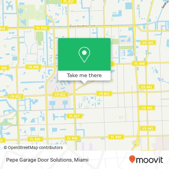 Pepe Garage Door Solutions map