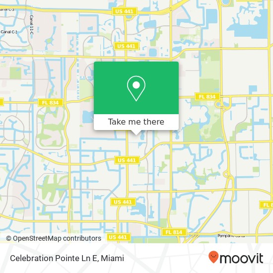 Celebration Pointe Ln E map