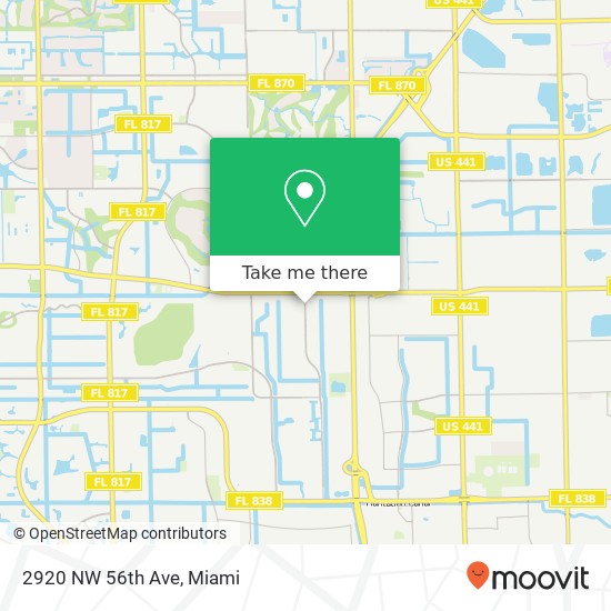 Mapa de 2920 NW 56th Ave