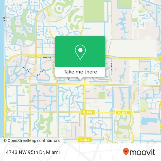 4743 NW 95th Dr map