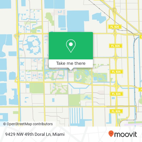 9429 NW 49th Doral Ln map