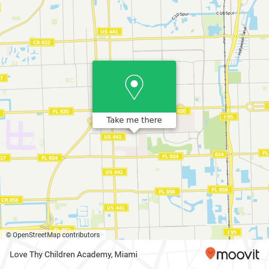 Love Thy Children Academy map