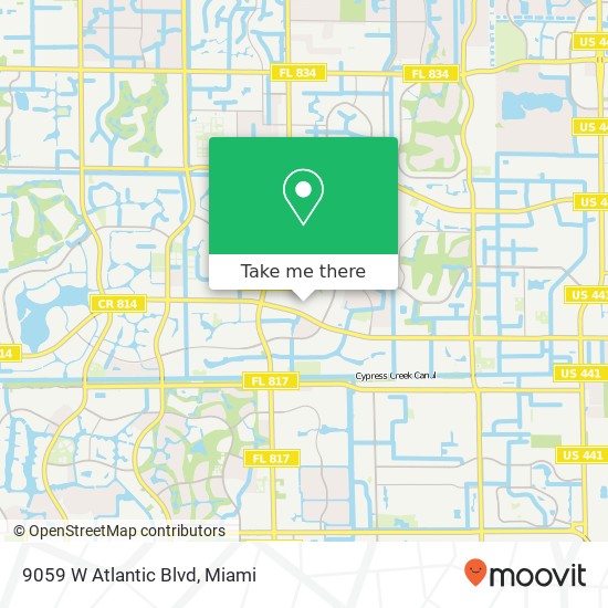 9059 W Atlantic Blvd map