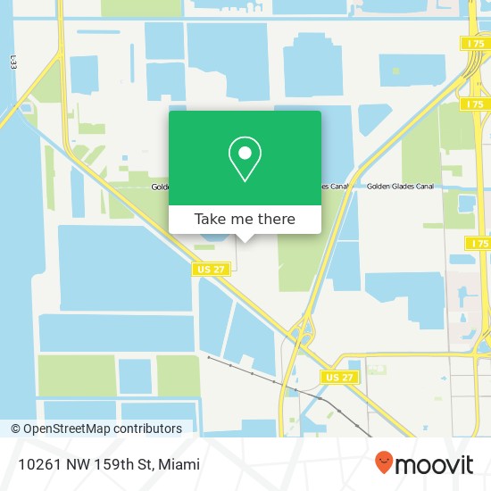 10261 NW 159th St map