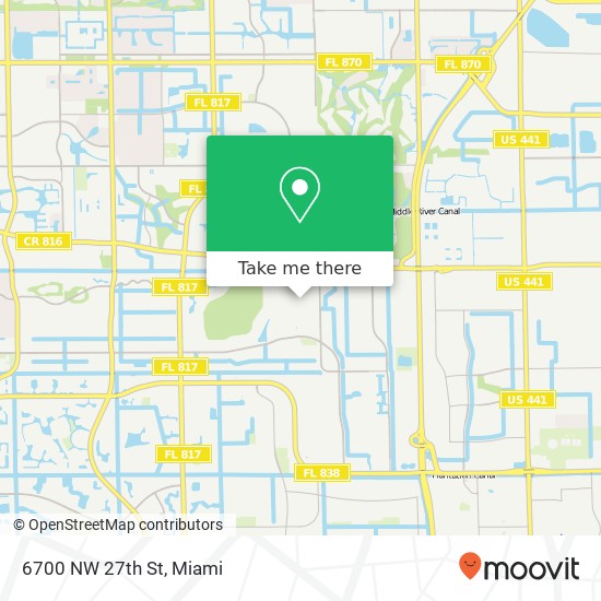 Mapa de 6700 NW 27th St