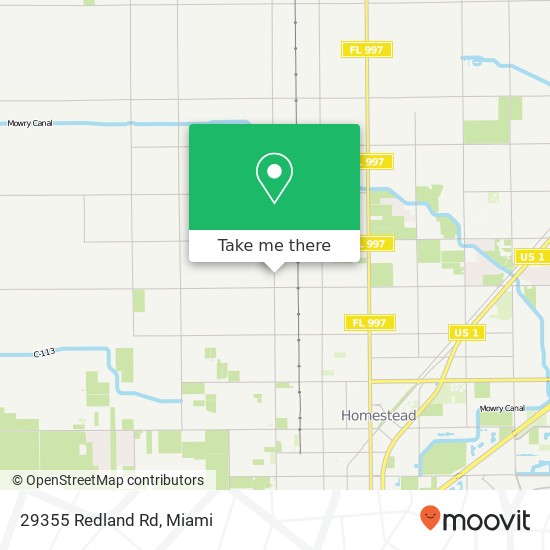 29355 Redland Rd map