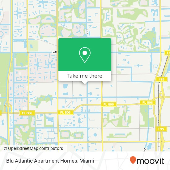 Mapa de Blu Atlantic Apartment Homes