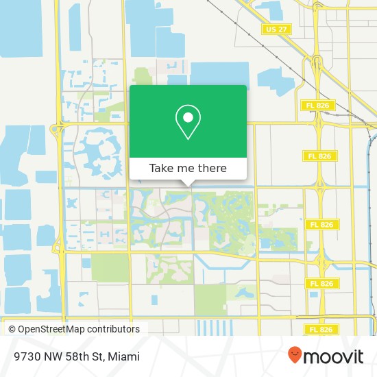 9730 NW 58th St map