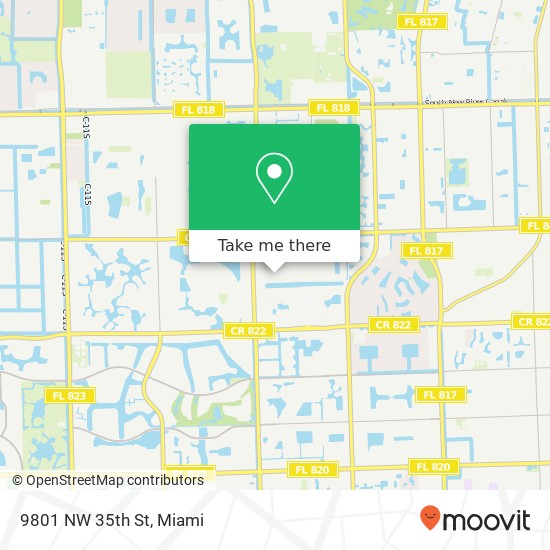 9801 NW 35th St map
