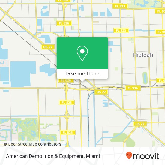 American Demolition & Equipment map