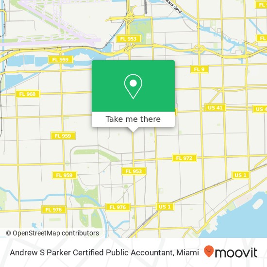 Andrew S Parker Certified Public Accountant map
