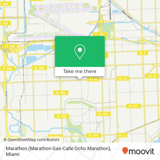 Marathon (Marathon Gas-Calle Ocho Marathon) map