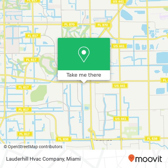 Mapa de Lauderhill Hvac Company