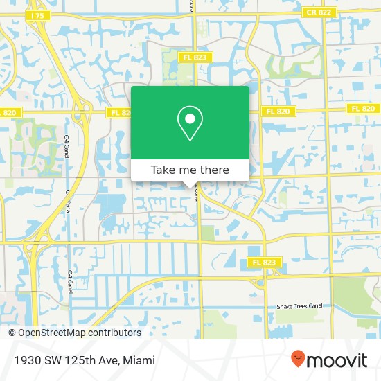 Mapa de 1930 SW 125th Ave