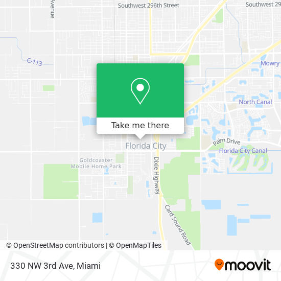 330 NW 3rd Ave map