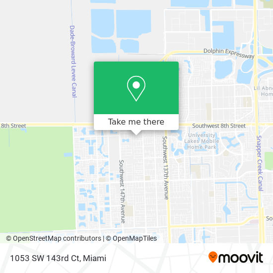 1053 SW 143rd Ct map
