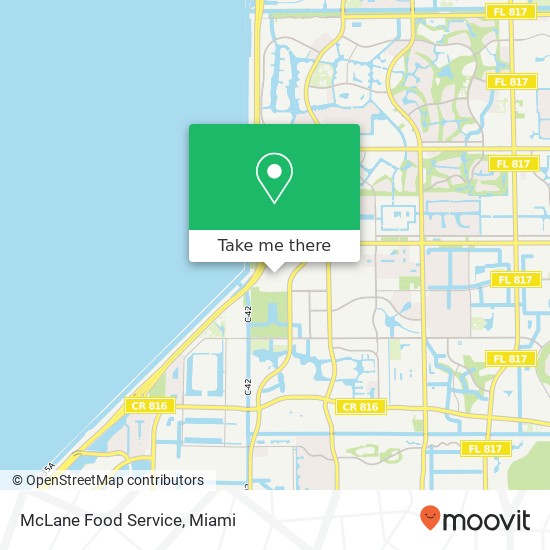 Mapa de McLane Food Service