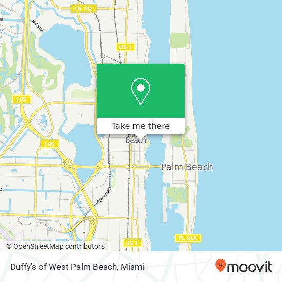 Duffy's of West Palm Beach map