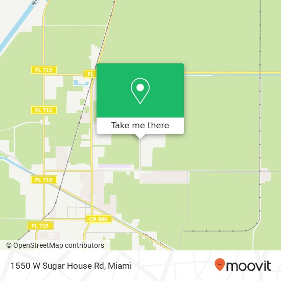 Mapa de 1550 W Sugar House Rd