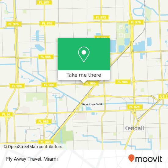 Mapa de Fly Away Travel